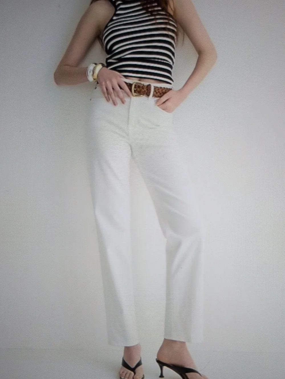 J. Crew NWT 90's Classic Straight White Jeans